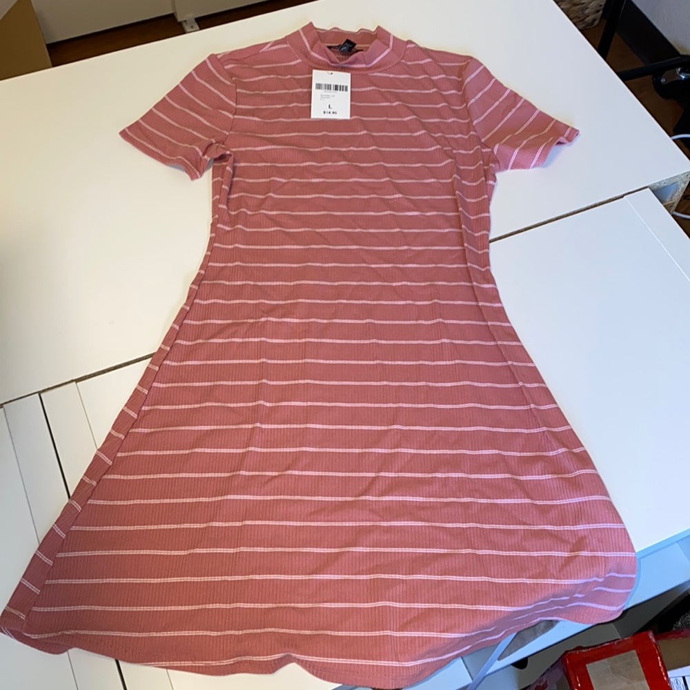 Tag on Forever 21 striped dress